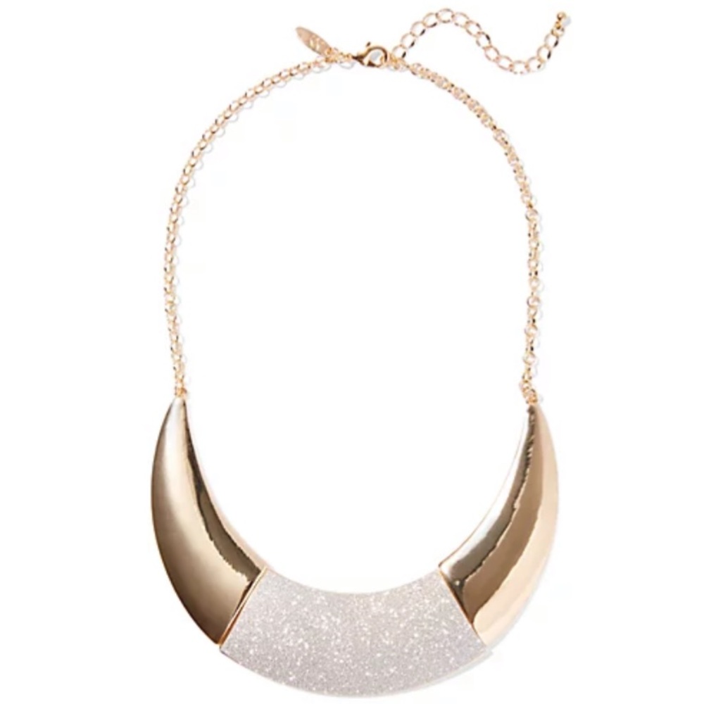 ✨Goldtone Faux Druzy Statement Necklace